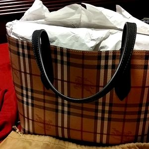 Authentic Burberry Small Reversible Totes